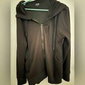 Mono B black  Zip-Up Hoodie 1x